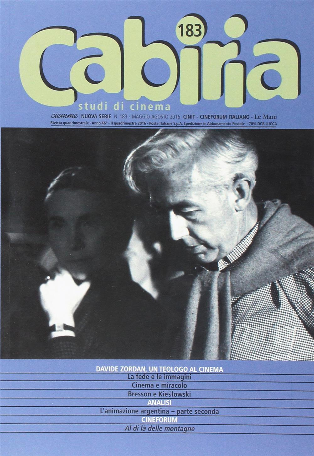CIEMME magazine side cover Issue 183 May/August 2016