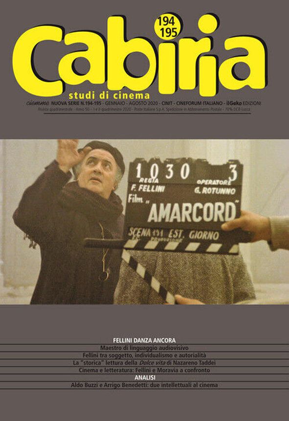CABIRIA magazine side cover Issue 194-5  January/August 2020