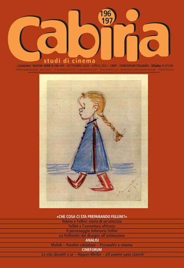 CABIRIA magazine side cover Issue 196-7  September 2020/ April 2021 