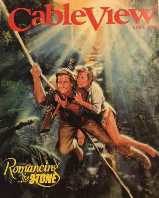 CABLEVIEW magazine side cover  April 1985
