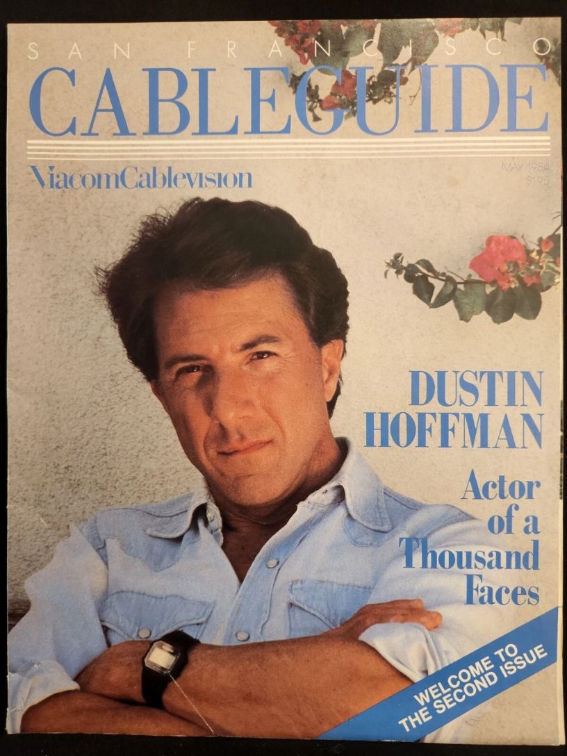 CABLE GUIDE USA magazine side cover  May 1984