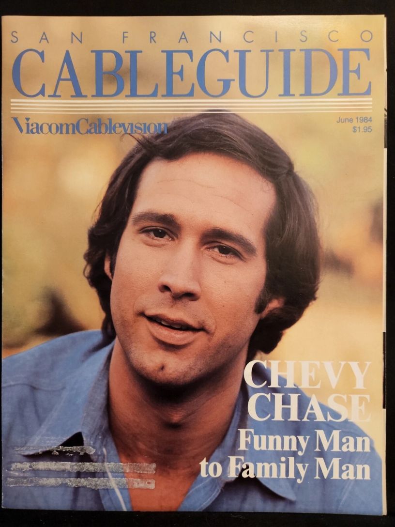CABLE GUIDE USA magazine side cover  June 1984