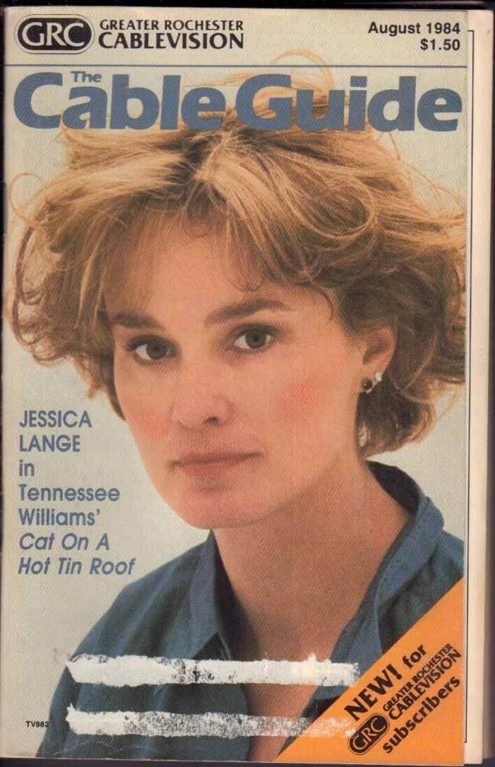 CABLE GUIDE USA magazine side cover  August 1984