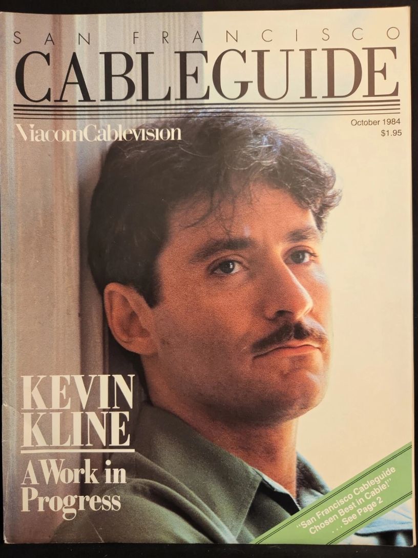 CABLE GUIDE USA magazine side cover  October 1984