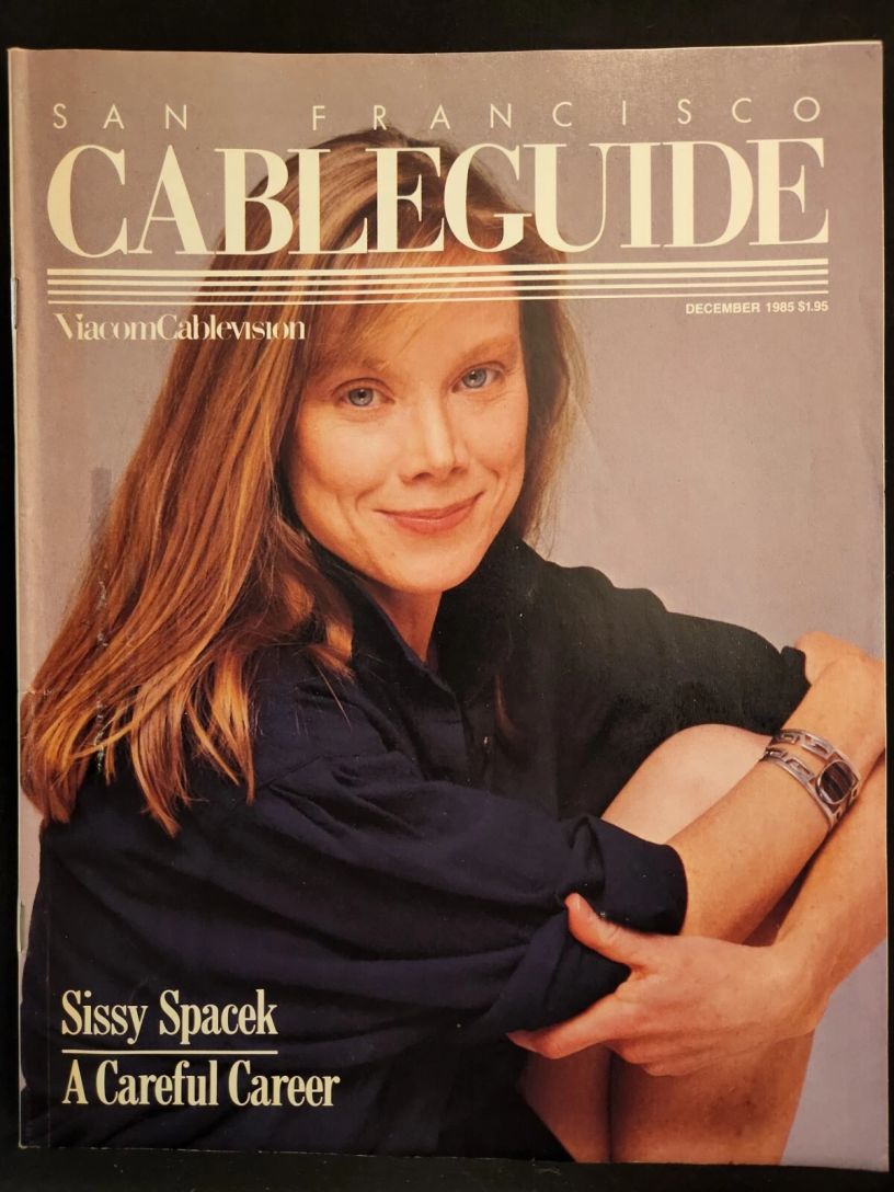 CABLE GUIDE USA magazine side cover  December 1985