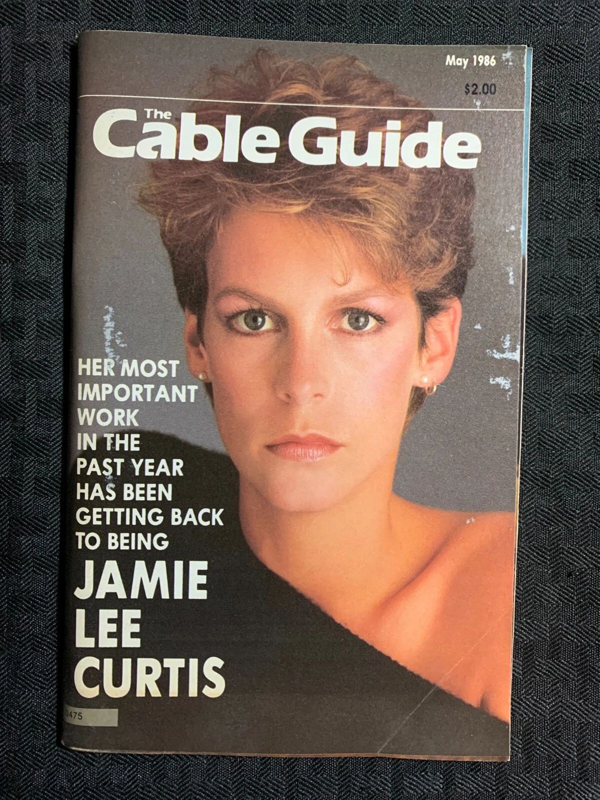 CABLE GUIDE UK magazine side cover  May 1986