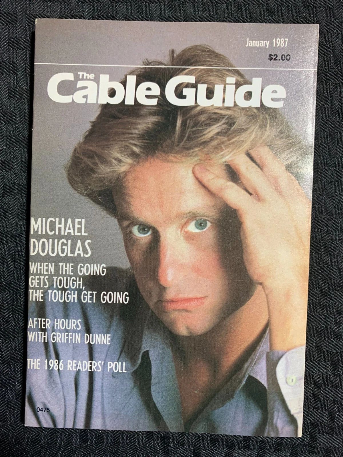 CABLE GUIDE UK magazine side cover  January 1987