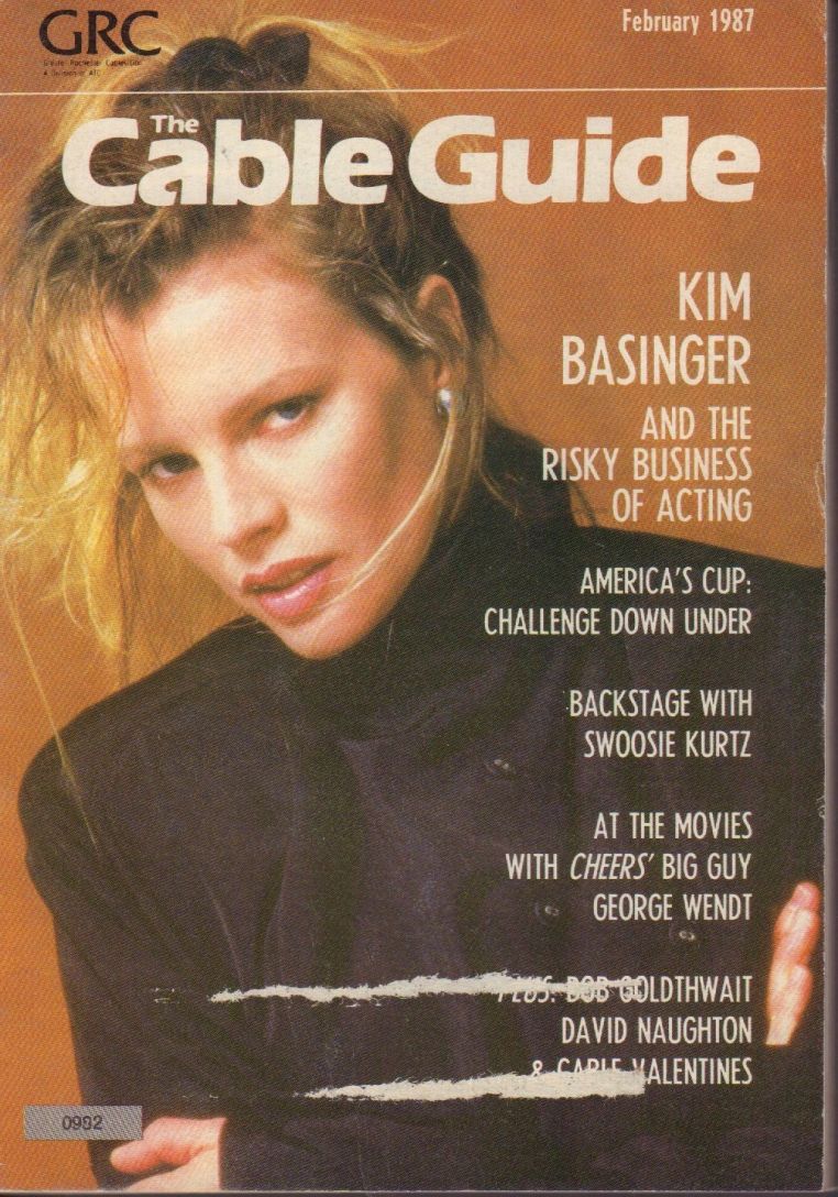 CABLE GUIDE USA magazine side cover  February 1987