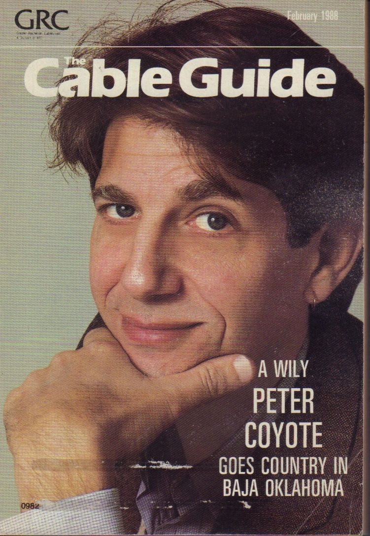 CABLE GUIDE USA magazine side cover  February 1988