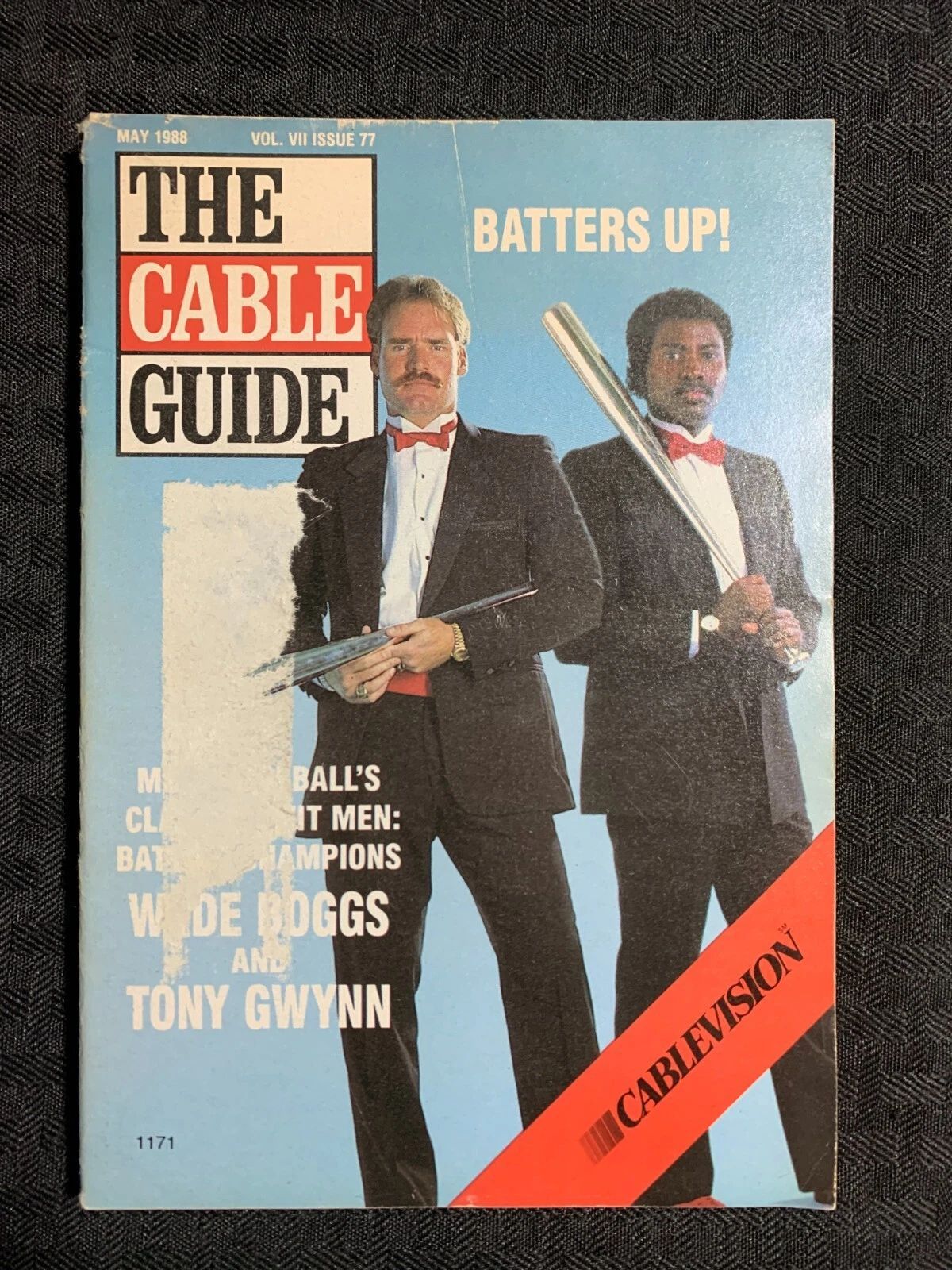CABLE GUIDE UK magazine side cover  May 1988