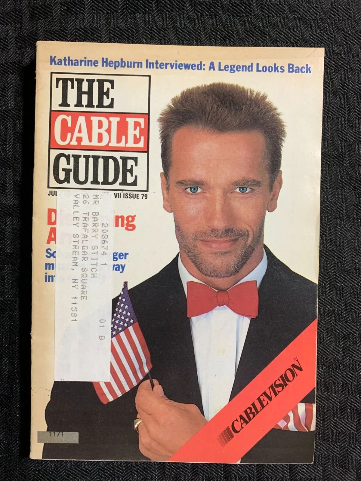 CABLE GUIDE UK magazine side cover  July 1988