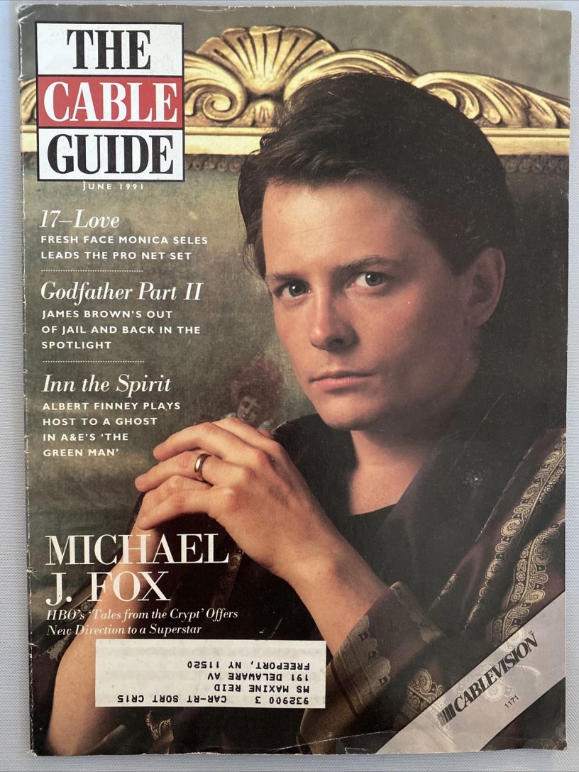 CABLE GUIDE USA magazine side cover  June 1991