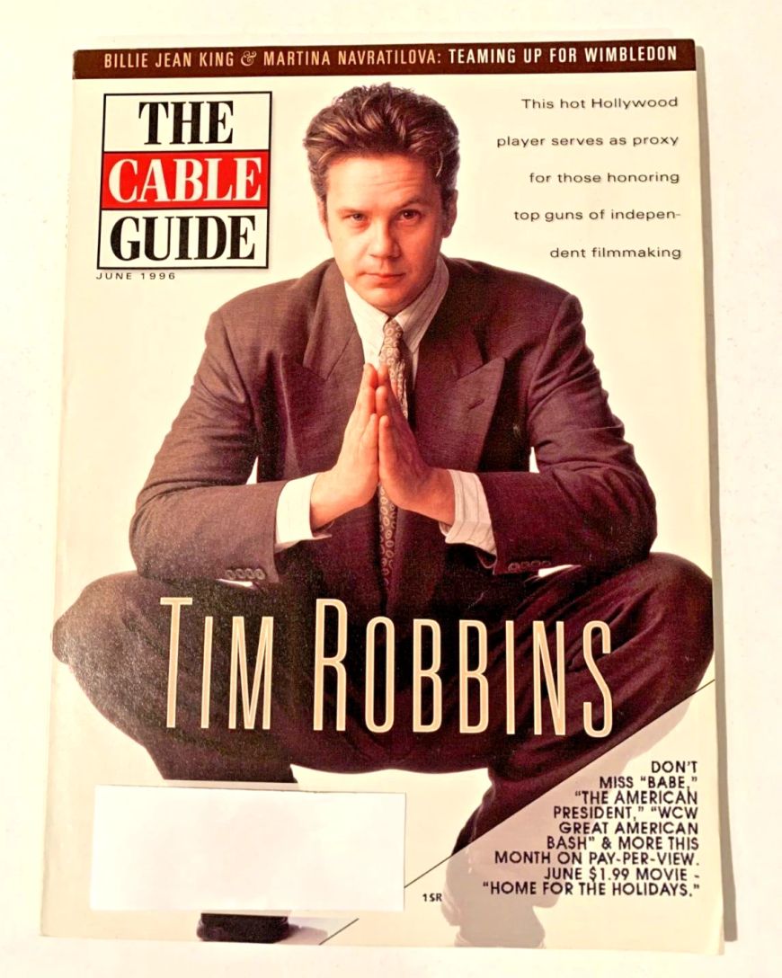 CABLE GUIDE USA magazine side cover  June 1996