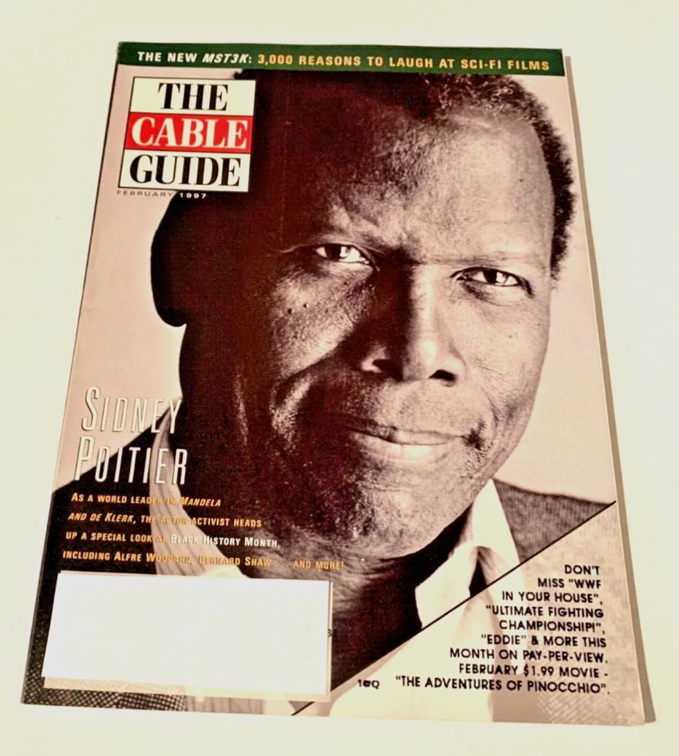 CABLE GUIDE USA magazine side cover  February 1997