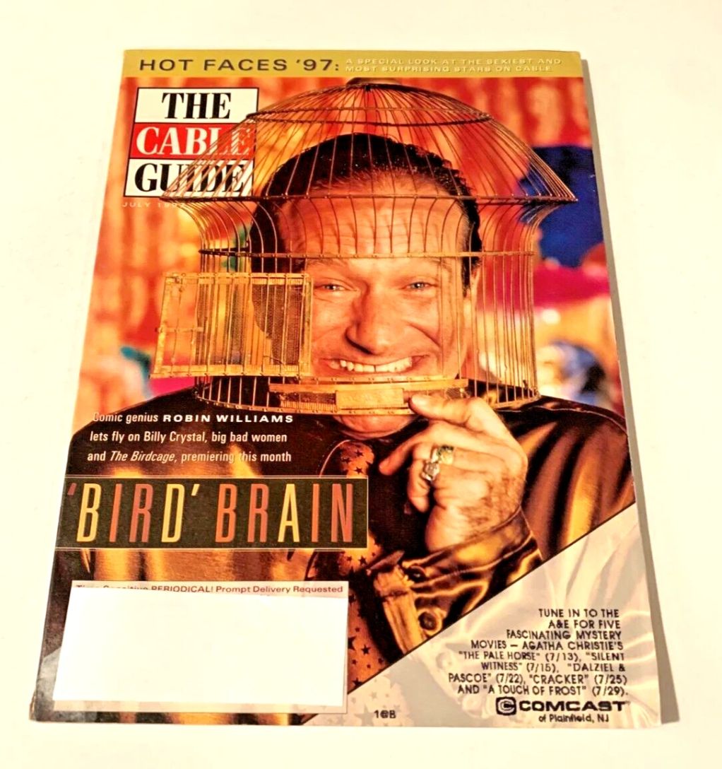 CABLE GUIDE USA magazine side cover  July 1997