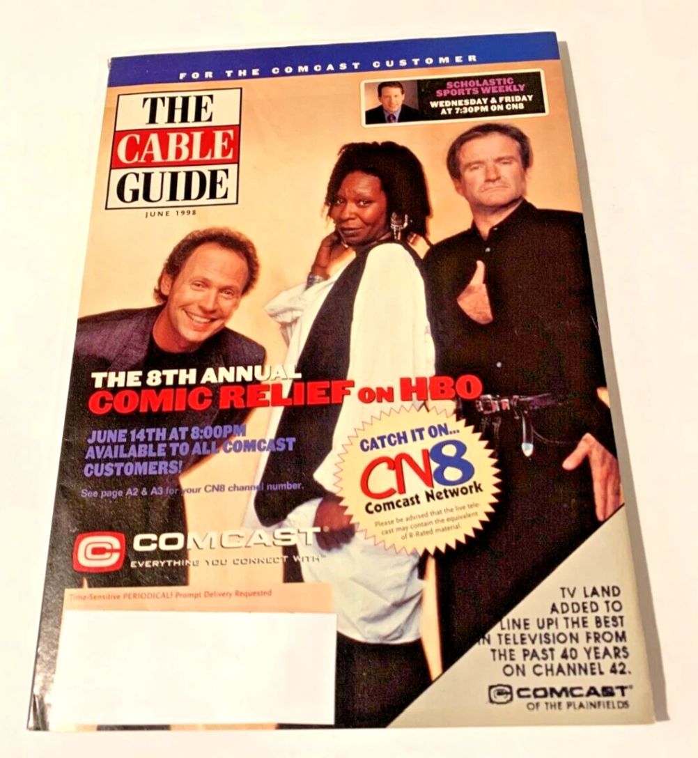 CABLE GUIDE USA magazine side cover  June 1998