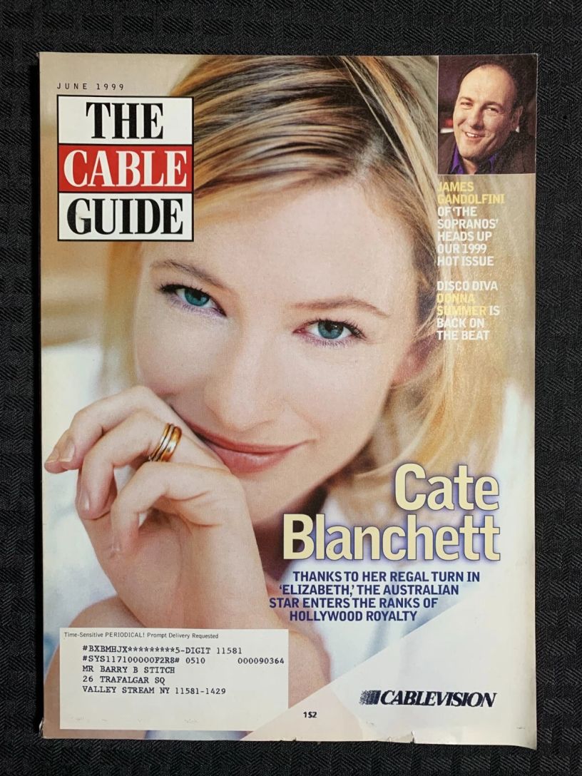 CABLE GUIDE USA magazine side cover  June 1999
