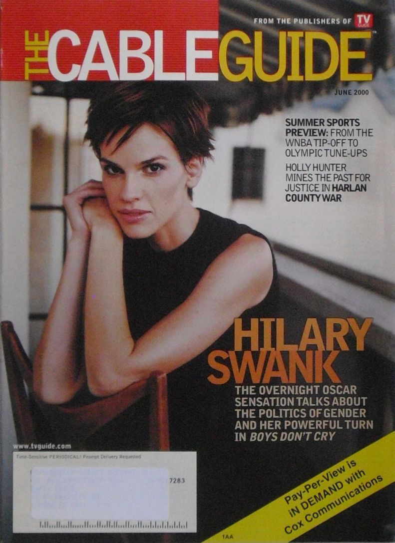 CABLE GUIDE USA magazine side cover  June 2000