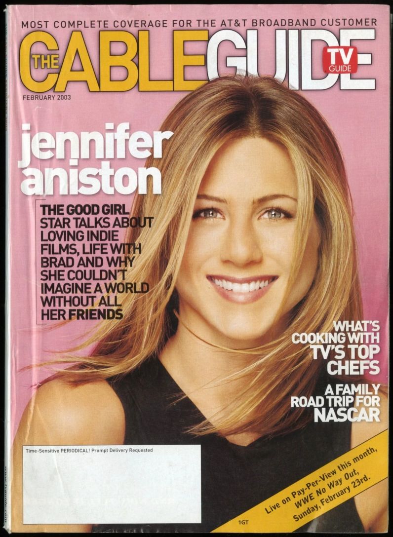 CABLE GUIDE USA magazine side cover  February 2003