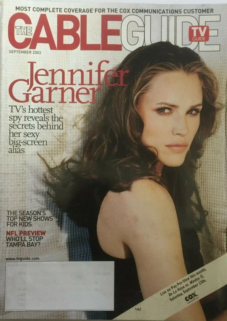 CABLE GUIDE USA magazine side cover  September 2003