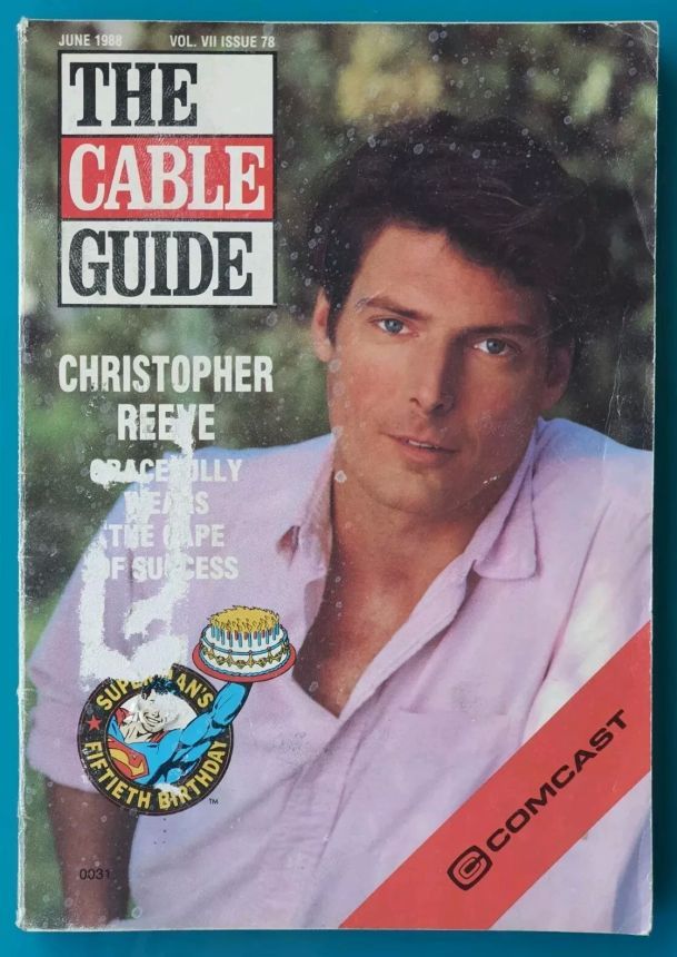 CABLE GUIDE USA magazine side cover  June 1988