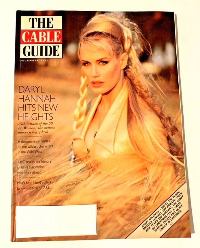 CABLE GUIDE USA magazine side cover  December 1993
