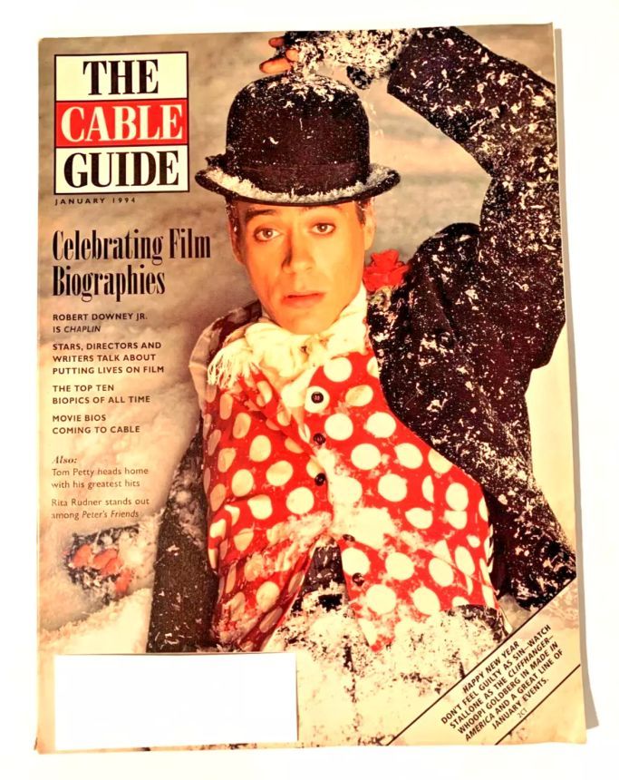 CABLE GUIDE USA magazine side cover  January 1994