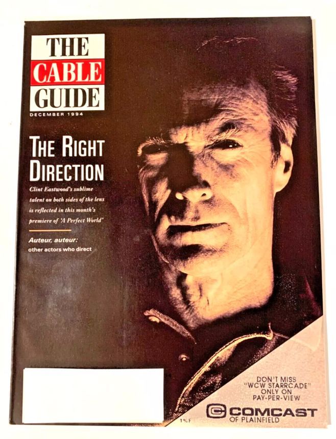 CABLE GUIDE USA magazine side cover  December 1994