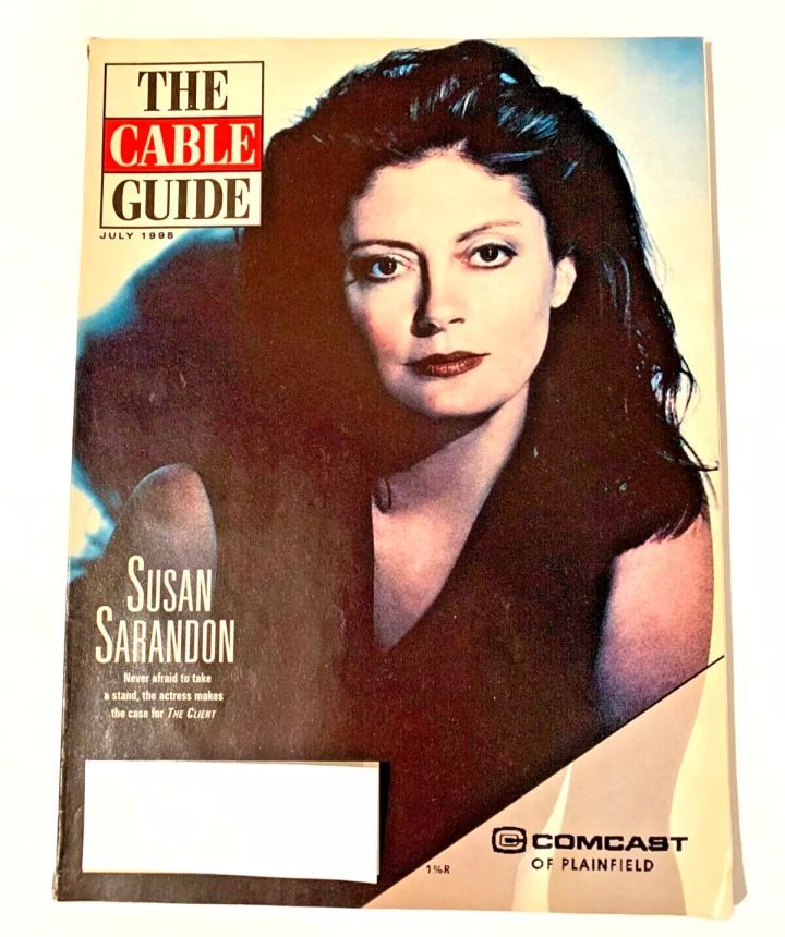CABLE GUIDE USA magazine side cover  July 1995