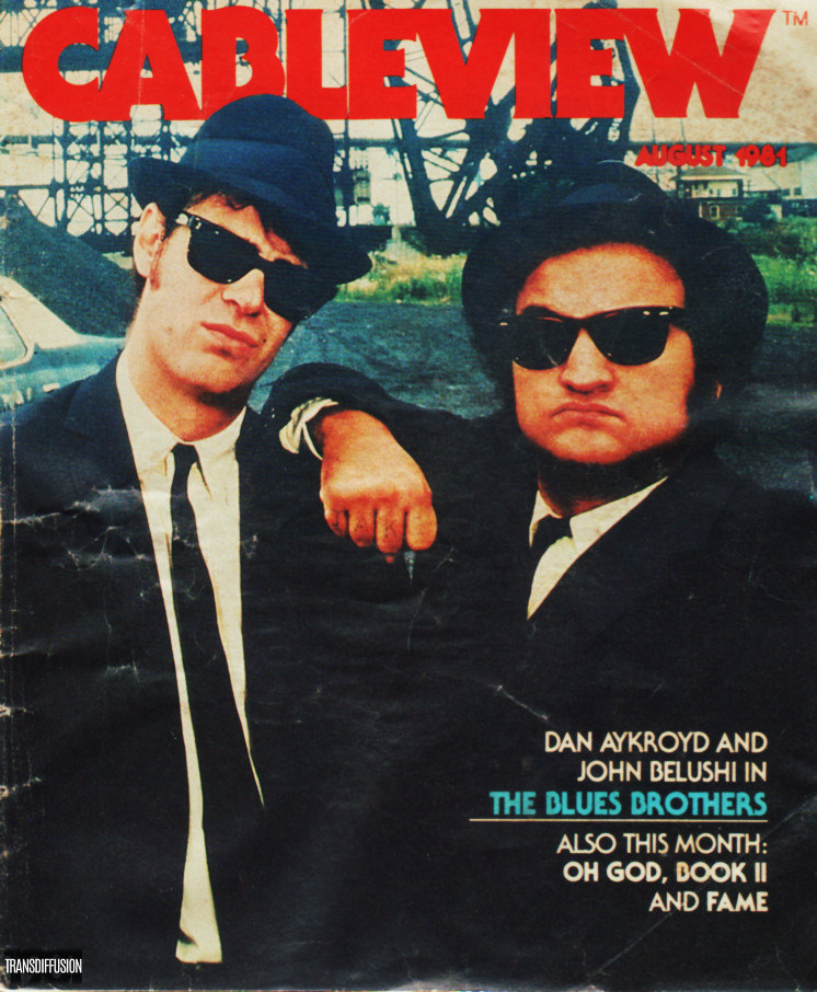 CABLEVIEW magazine side cover August 1981