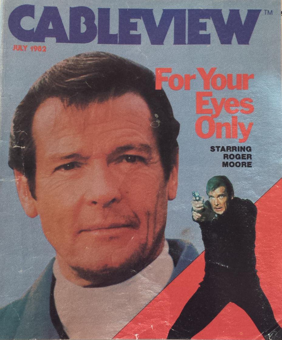 CABLEVIEW magazine side cover July 1982