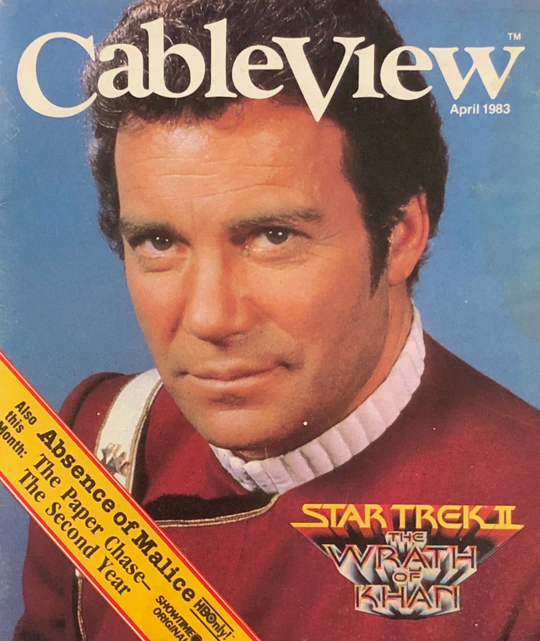 CABLEVIEW magazine side cover  April 1983