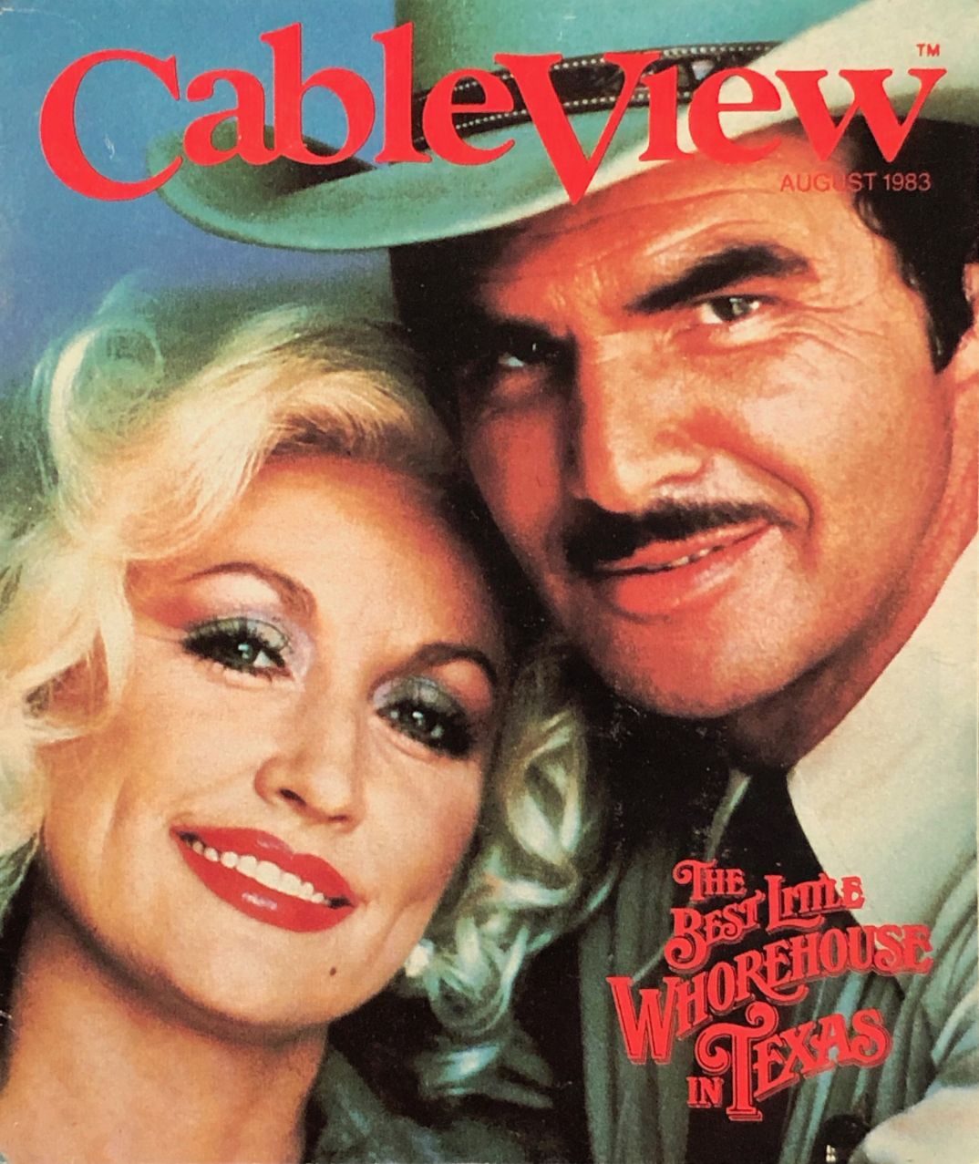 CABLEVIEW magazine side cover  August 1983