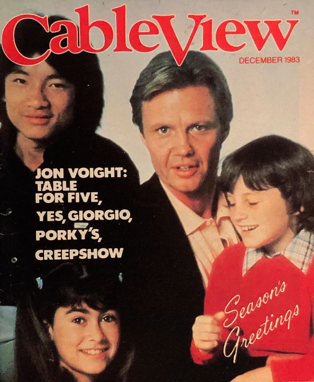 CABLEVIEW magazine side cover  December 1983