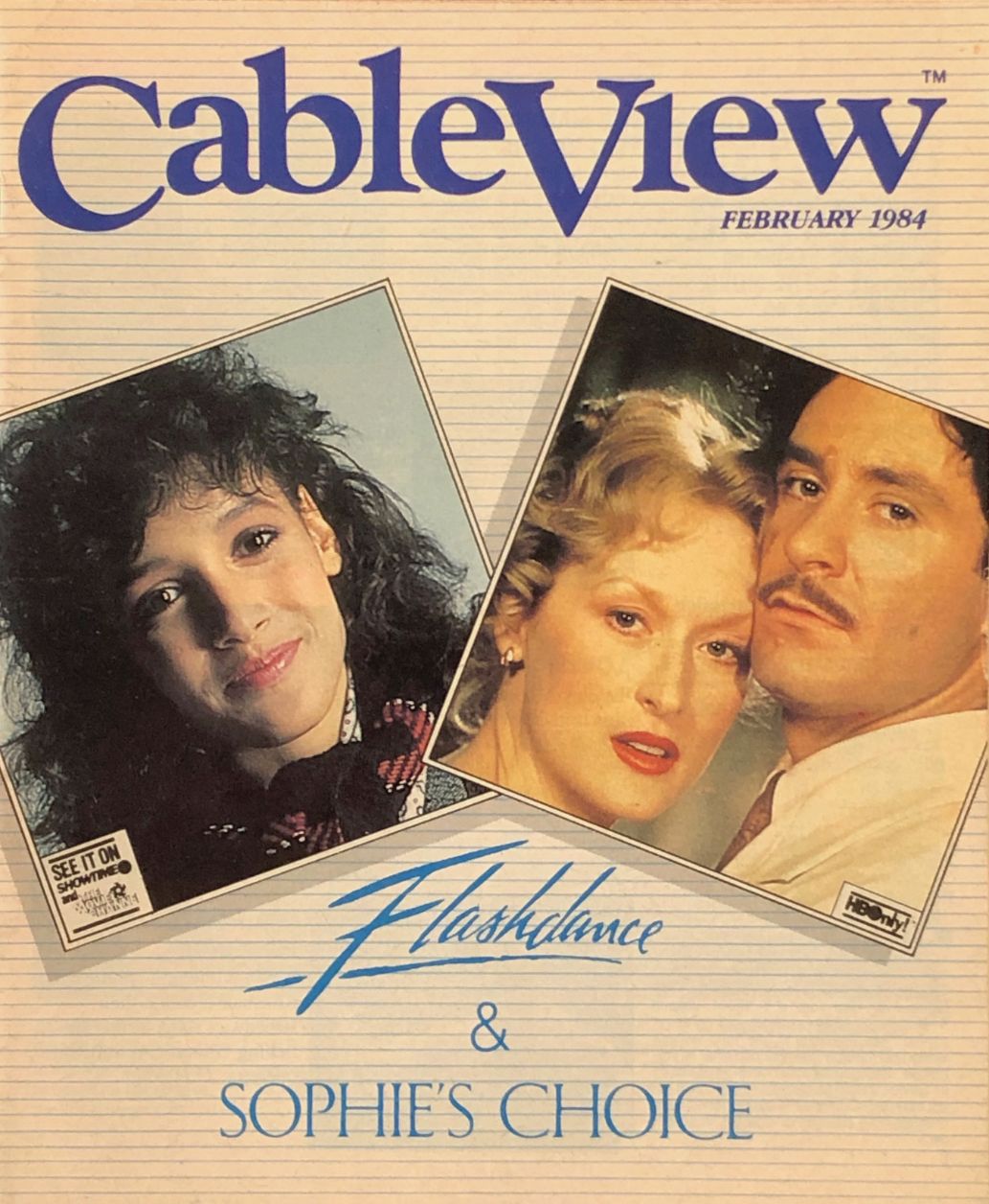 CABLEVIEW magazine side cover  February 1984