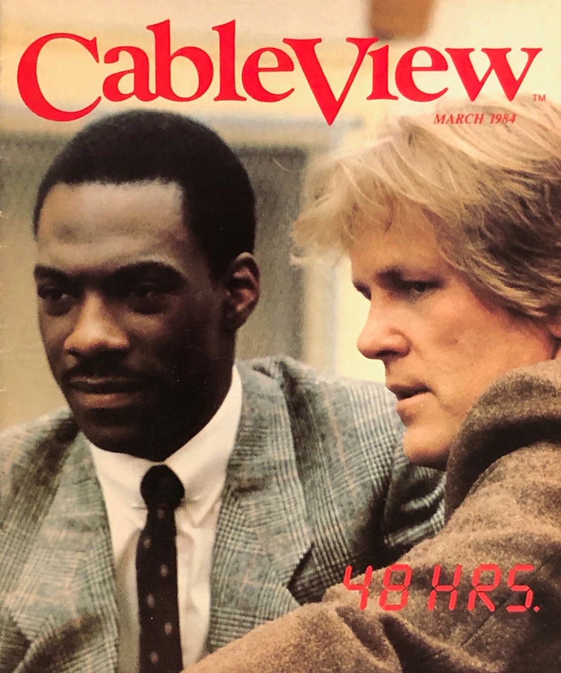 CABLEVIEW magazine side cover  March 1984