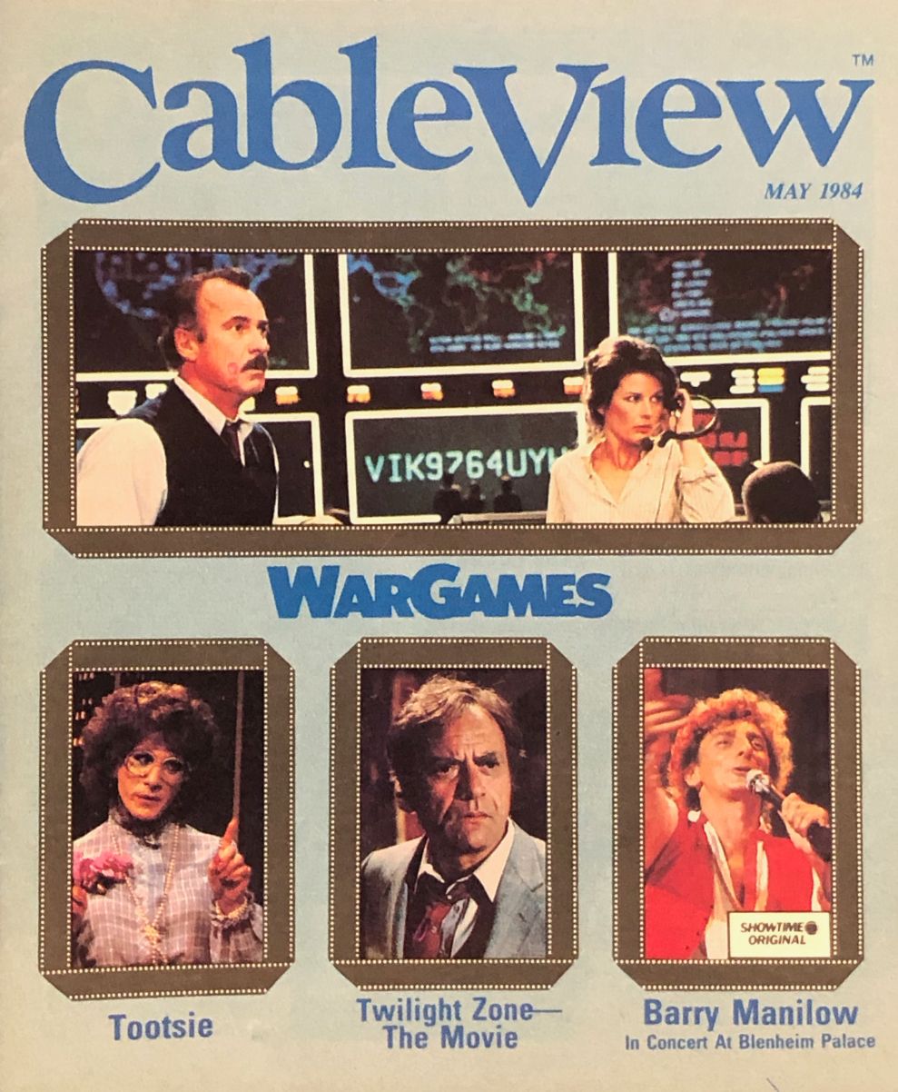 CABLEVIEW magazine side cover  May 1984