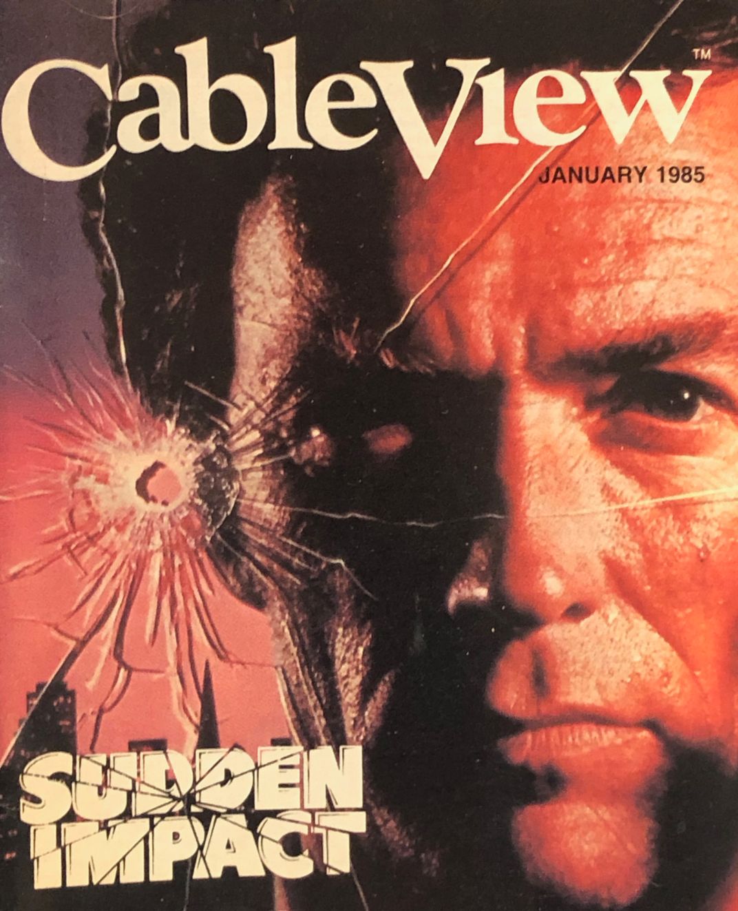 CABLEVIEW magazine side cover  January 1985
