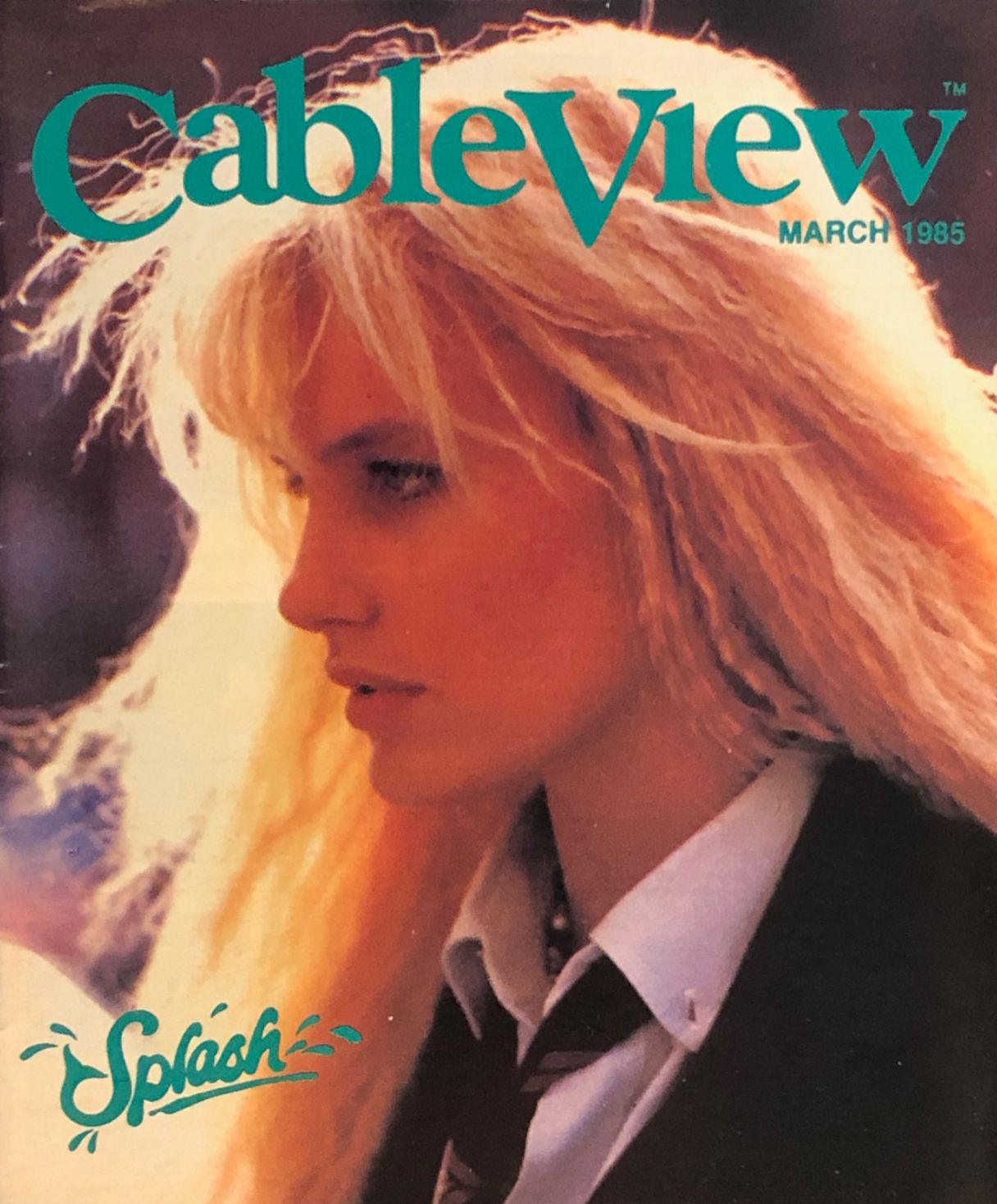 CABLEVIEW magazine side cover  March 1985