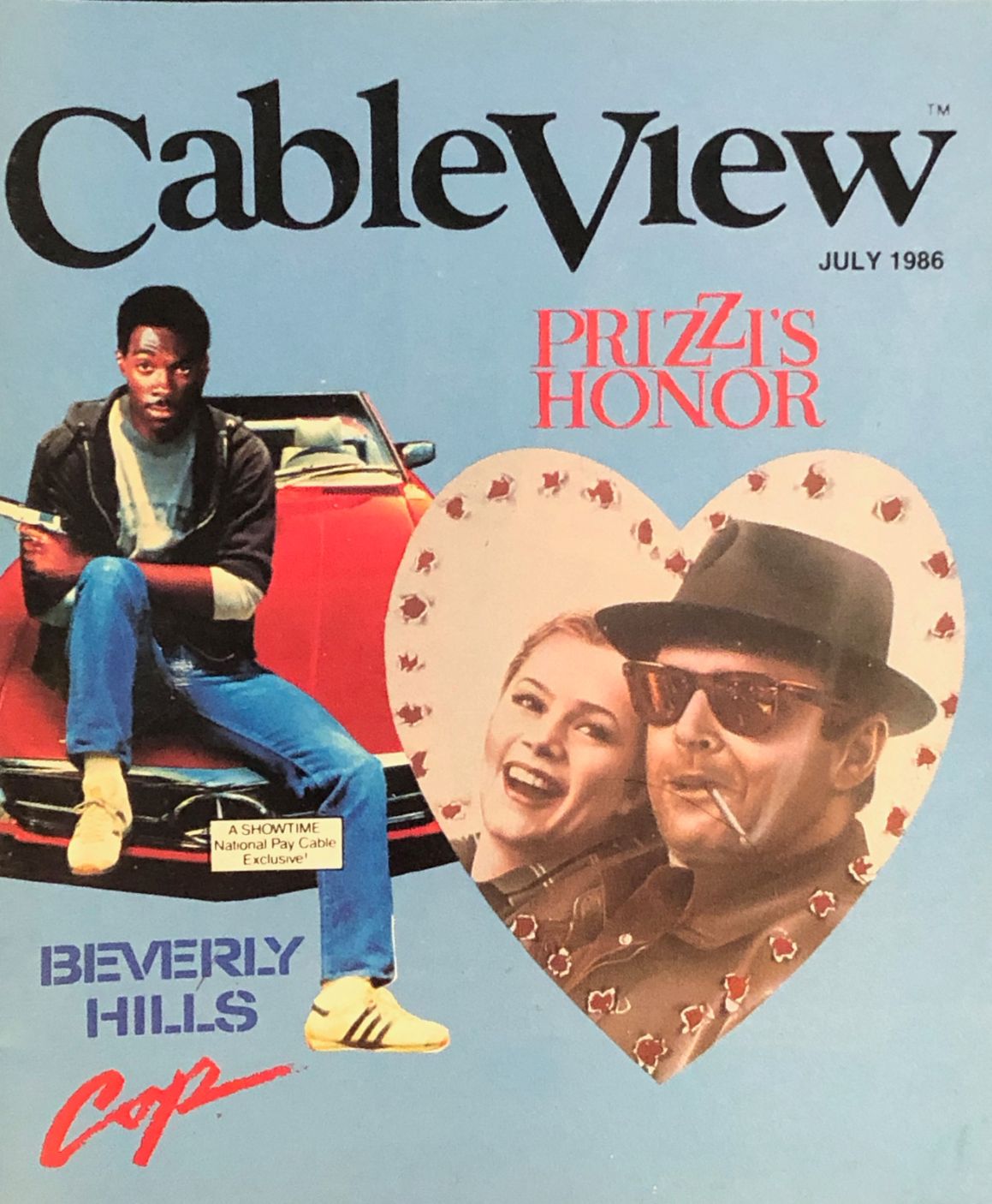 CABLEVIEW magazine side cover  July 1986