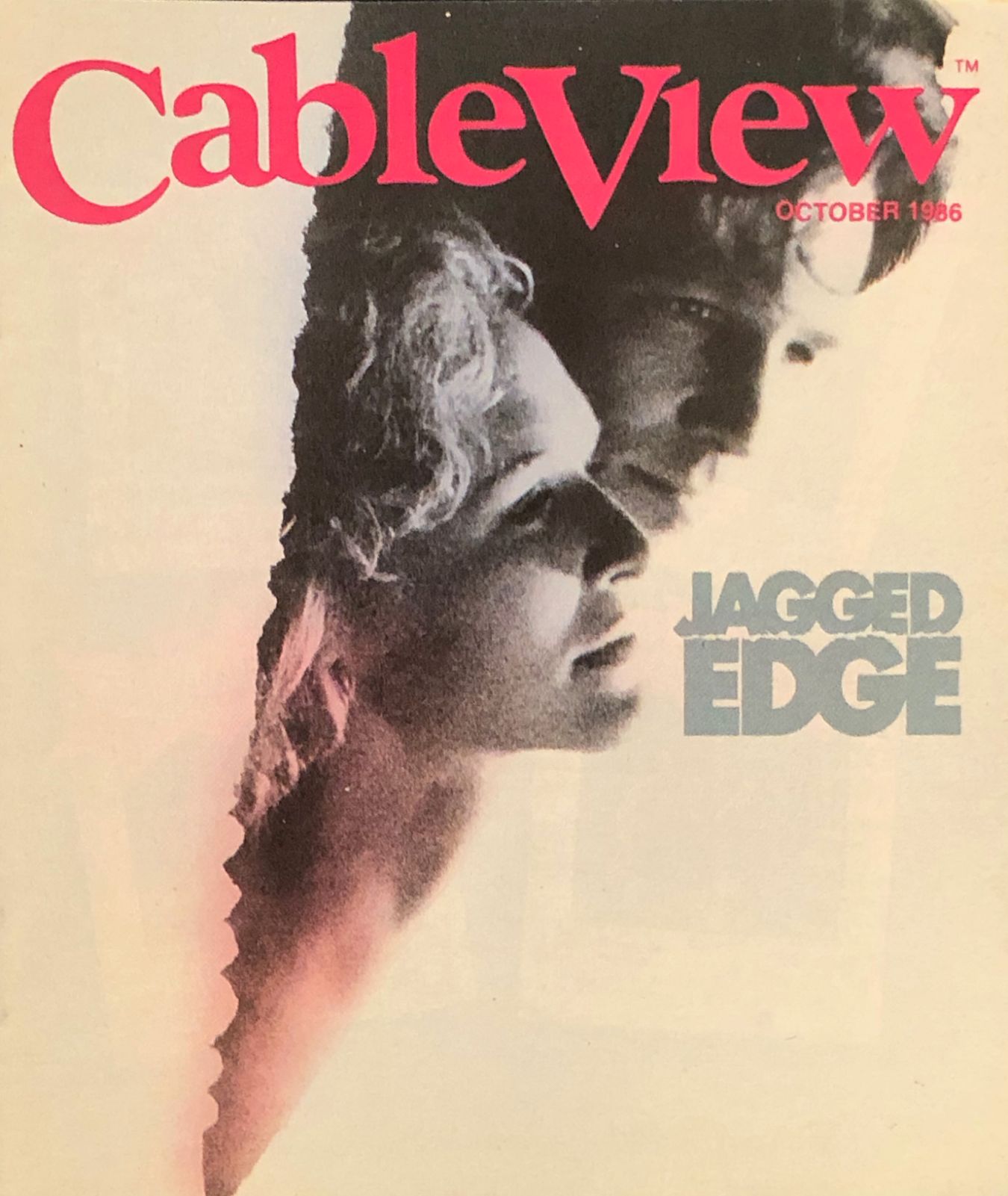 CABLEVIEW magazine side cover  October 1986