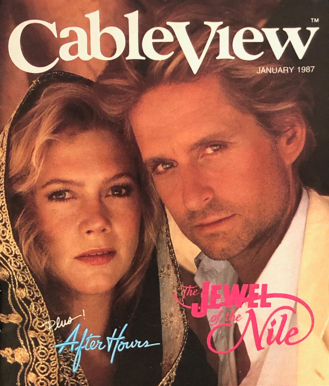 CABLEVIEW magazine side cover  January 1987