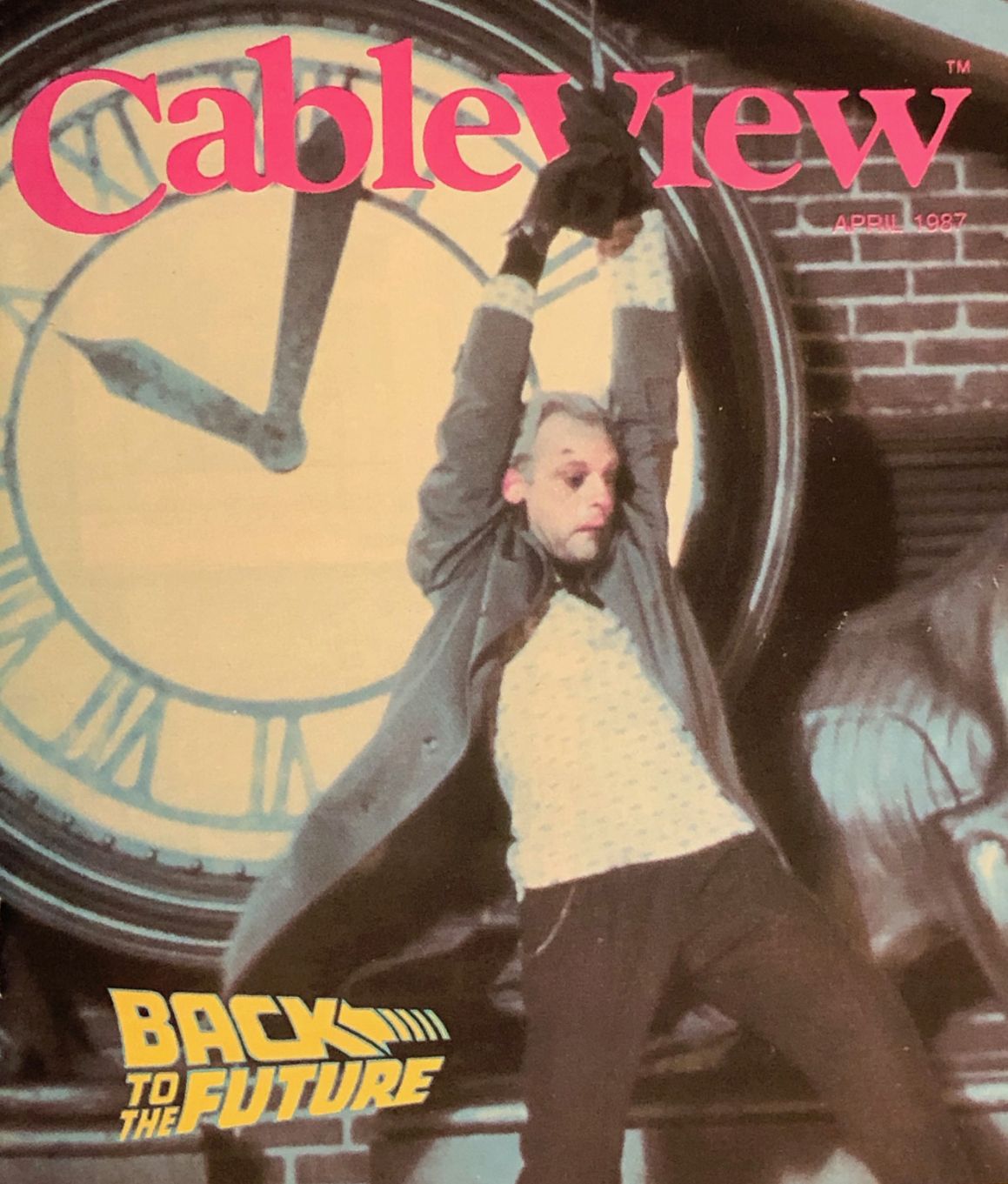 CABLEVIEW magazine side cover  April 1987