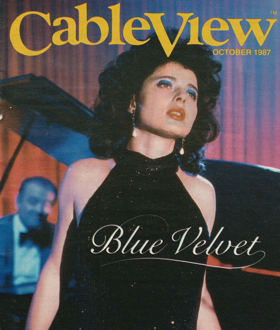 CABLEVIEW magazine side cover  October 1987