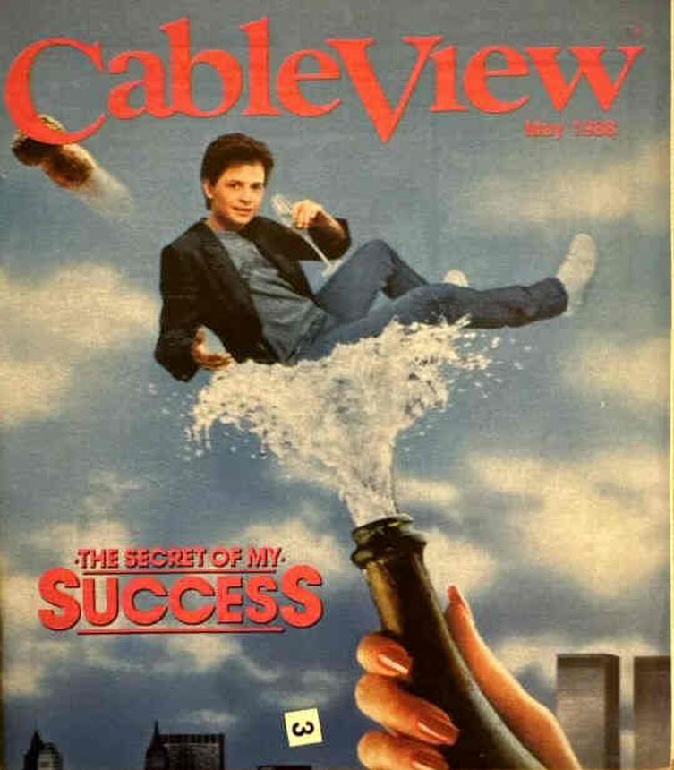 CABLEVIEW magazine side cover  May 1988