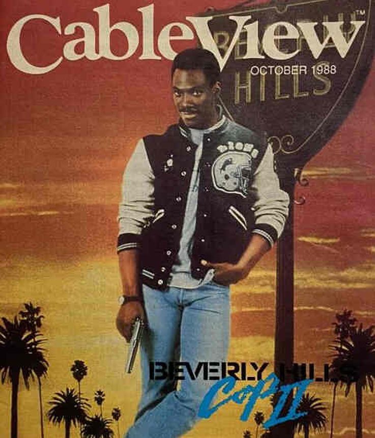 CABLEVIEW magazine side cover  October 1988