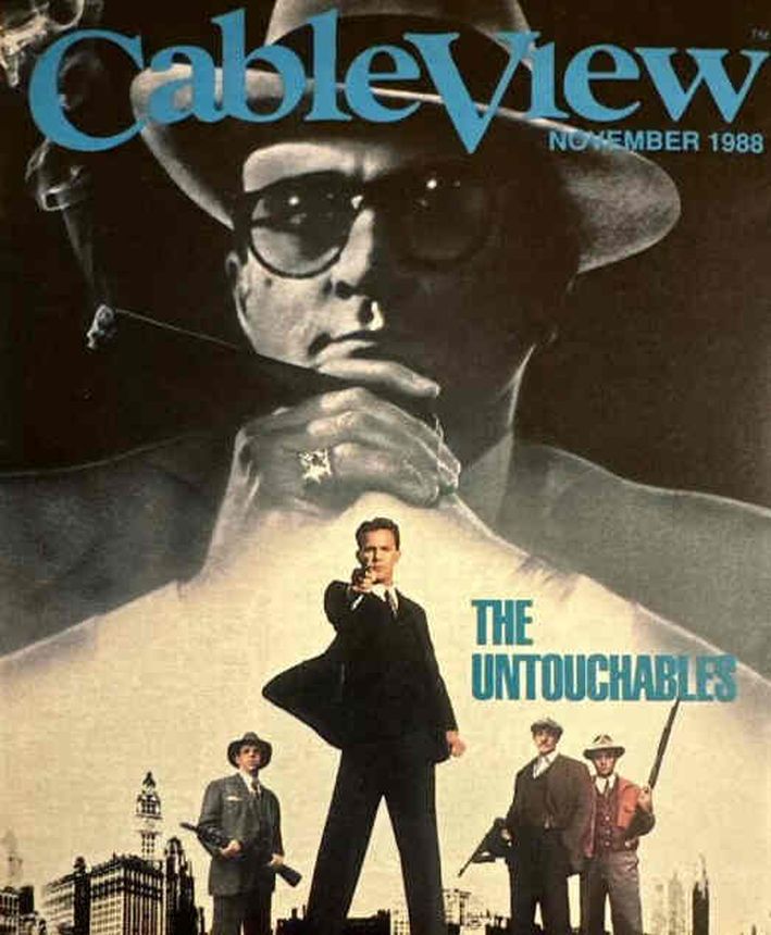 CABLEVIEW magazine side cover  November 1988