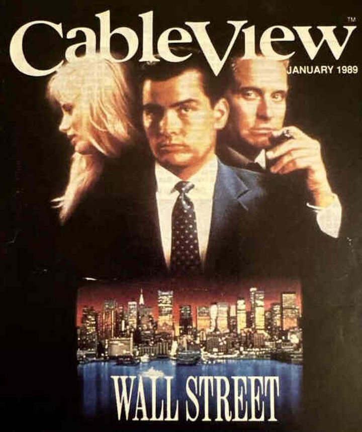 CABLEVIEW magazine side cover  January 1989