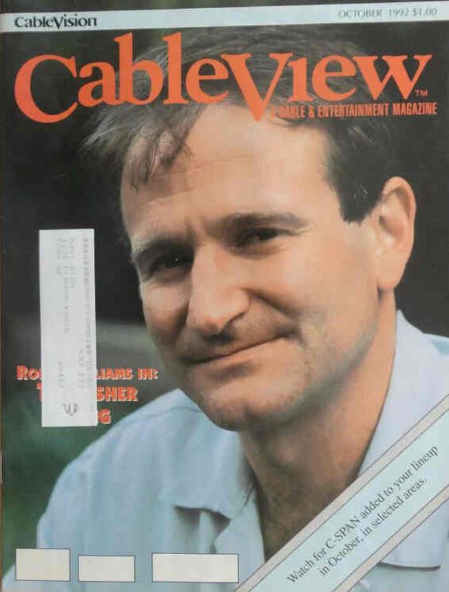 CABLEVIEW magazine side cover  October 1992