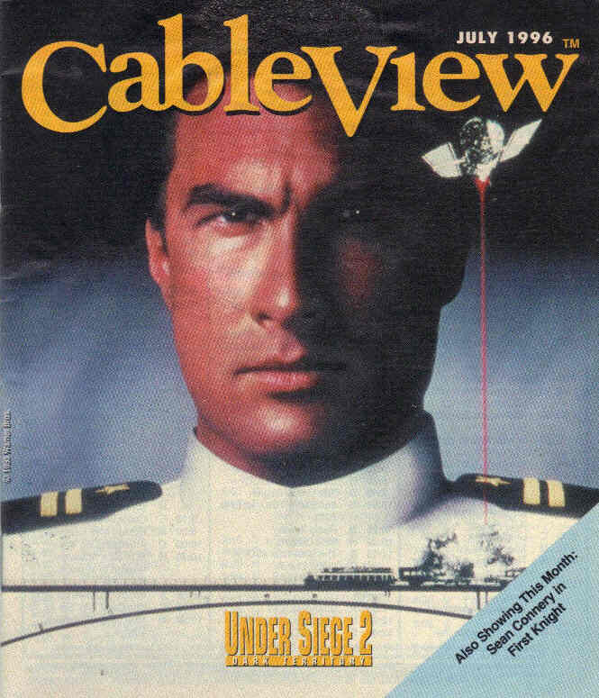 CABLEVIEW magazine side cover July 1996